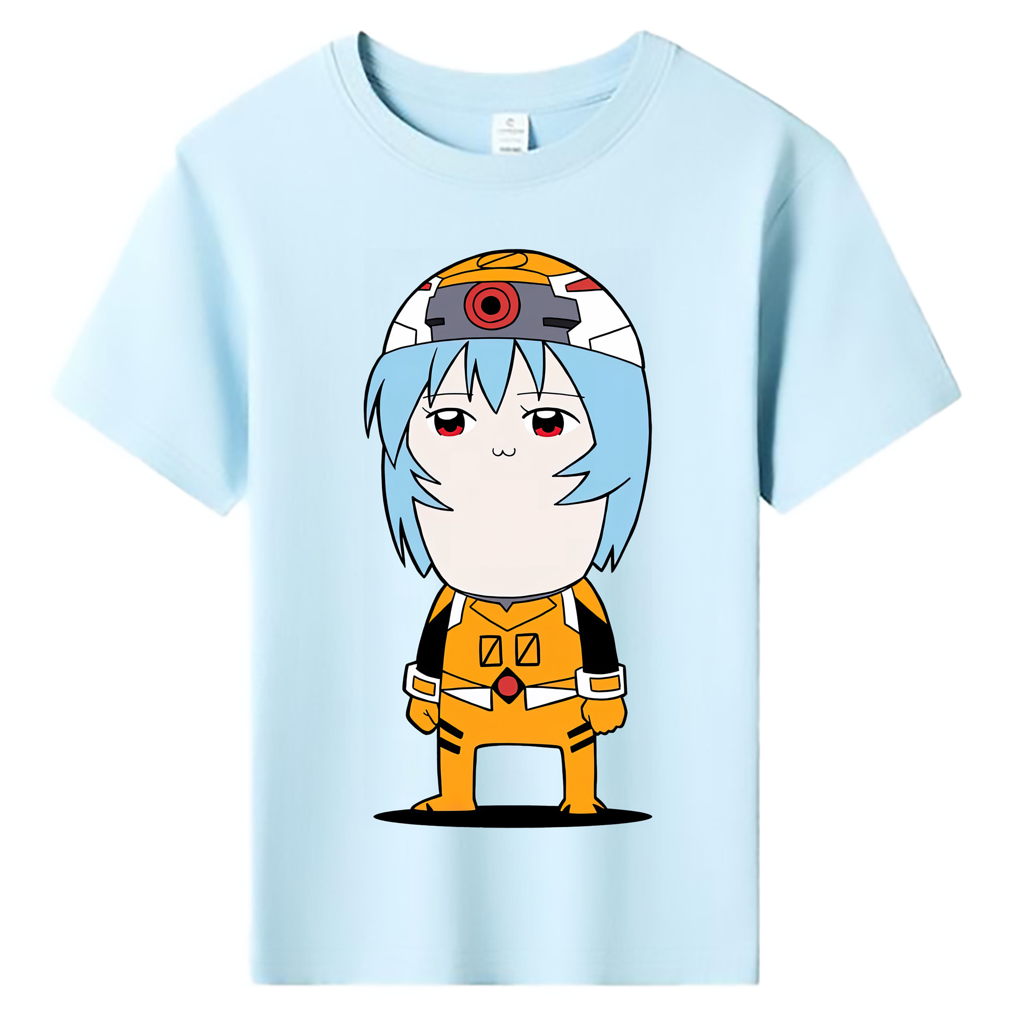 （画像用） EVA 新世紀エヴァンゲリオン 綿100％キッズTシャツ（フロントプリント）